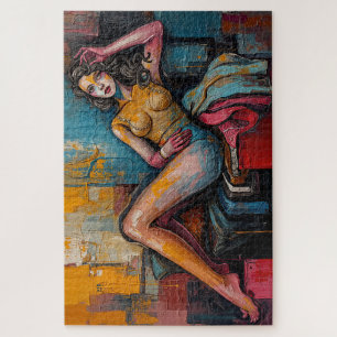 “Werkt deze” – Portret van Jasmine Legpuzzel