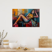 “Werkt deze” – Portret van Jasmine Poster (Keuken)