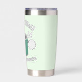 Werkt goed onder druk Slow Cooker Grappig Geïsoleerde Drinkbeker (Achterkant)