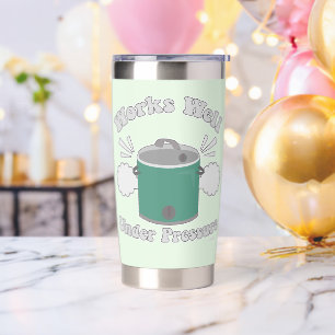 Werkt goed onder druk Slow Cooker Grappig Geïsoleerde Drinkbeker