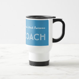 Werkt het meest Geweldige Coach BLUE Aangepast cad Reisbeker