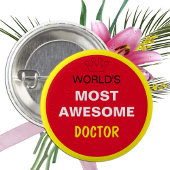 Werkt het meest Geweldige - DOCTOR (beste) Ronde Button 3,2 Cm