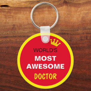 Werkt het meest Geweldige - DOCTOR / Rood, de best Sleutelhanger