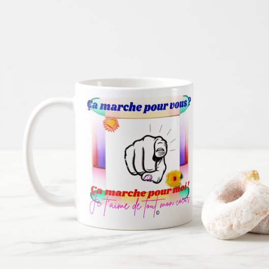 Werkt het voor jou? koffiemok (Met donut)