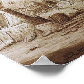 Werkt in Blaenavon, van 'Een historische rondleidi Poster (Hoek)