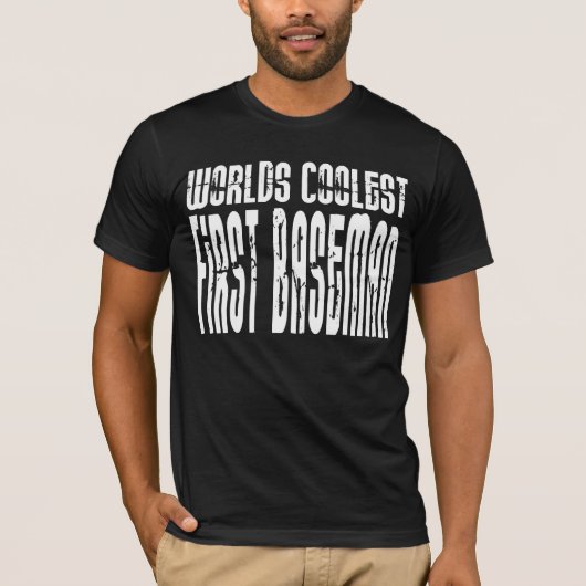 Werkt koelste eerste Baseman T-shirt (Voorkant)