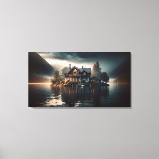 Werkt magisch op donkere en lichte achtergronden canvas afdruk (Voorkant)