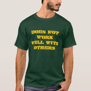 WERKT NIET GOED MET ANDEREN T-SHIRT