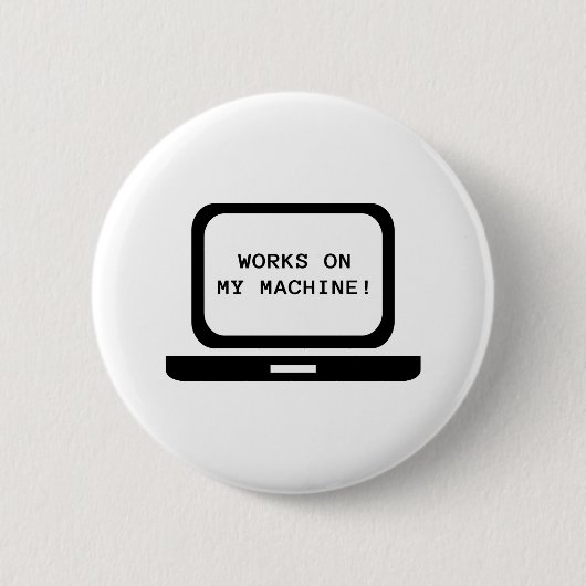Werkt op mijn machine ronde button 5,7 cm (Voorkant)