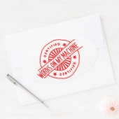 Werkt op mijn Machine sticker (Envelop)