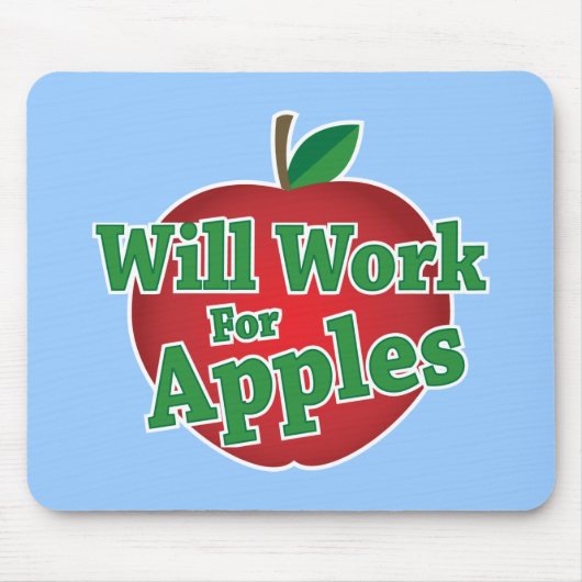Werkt voor appels muismat (Voorkant)
