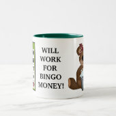 Werkt voor Bingo Money mok (Center)