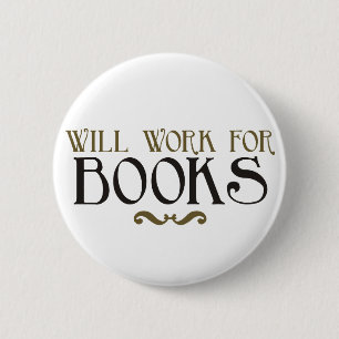 Werkt voor boeken ronde button 5,7 cm