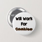Werkt voor cookies ronde button 5,7 cm (Voorkant /achterkant)