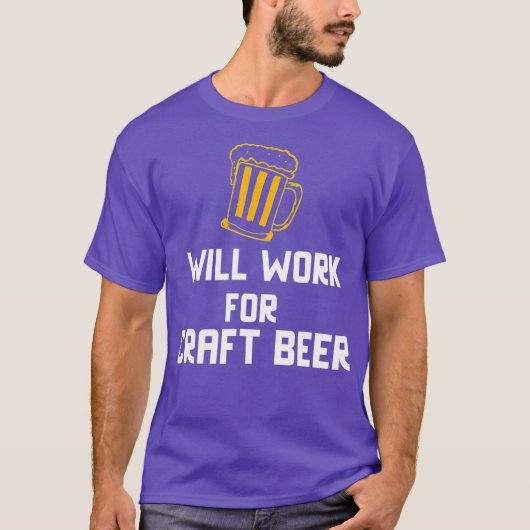 Werkt voor Craft Beer T-shirt (Voorkant)