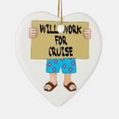 Werkt voor cruise keramisch ornament (Rechts)