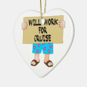 Werkt voor cruise keramisch ornament (Links)