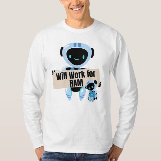 Werkt voor RAM T-shirt (Voorkant)