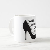 Werkt voor schoenen koffiemok (Voorkant links)