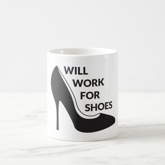 Werkt voor schoenen koffiemok (Center)