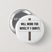 WERKT VOOR T-SHIRTS RONDE BUTTON 5,7 CM (Voorkant /achterkant)