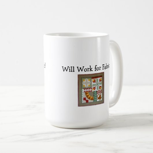 Werkt voor verbinding! mok (Voorkant rechts)