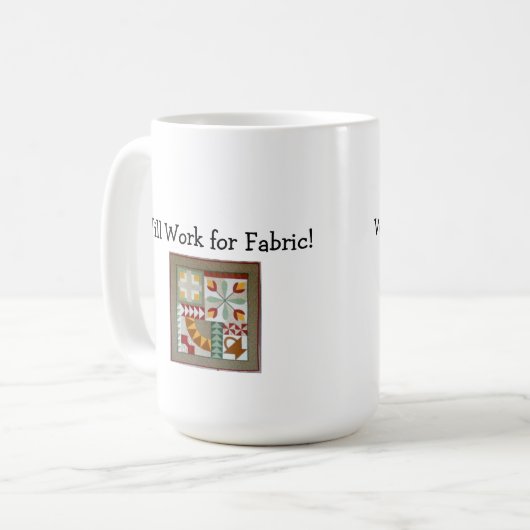 Werkt voor verbinding! mok (Voorkant links)