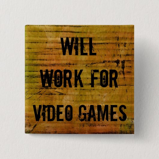 Werkt voor videogames vierkante button 5,1 cm (Voorkant)