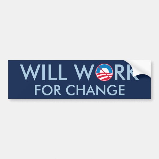 Werkt voor wijzigingen bumpersticker (Voorkant)
