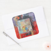 Werktabel Vierkante Sticker (Envelop)