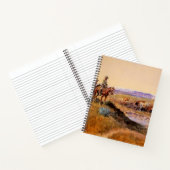 "Werkte over" Westerne kunst van Charles M Russell Notitieboek (Binnen)