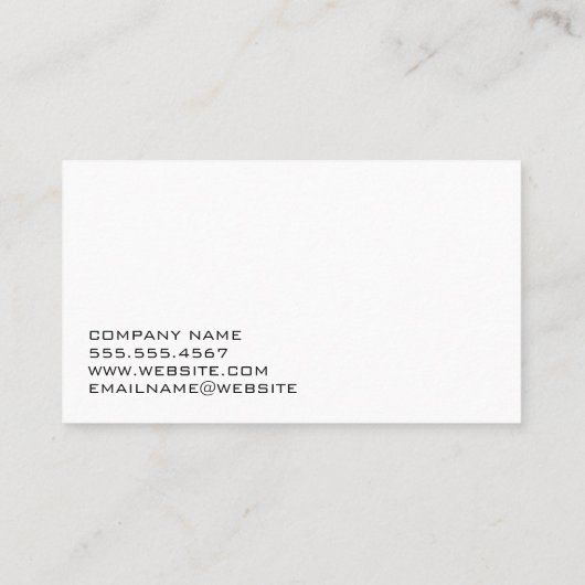 Werktruck die materiaal vervoert | Industriële geb Visitekaartje (Achterkant)