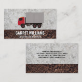 Werktruck voertuig | Bouw Semi Visitekaartje (Voorkant / Achterkant)