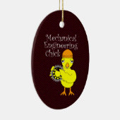 Werktuigbouwkunde Chick Gear Keramisch Ornament (Rechts)