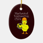 Werktuigbouwkunde Chick Gear Keramisch Ornament (Voorkant)