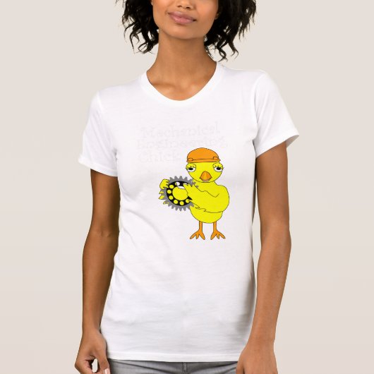 Werktuigbouwkunde Chick Gear T-shirt (Voorkant)