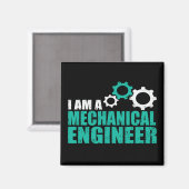 Werktuigbouwkunde Funny Engineer Magneet (Voorkant / Achterkant)