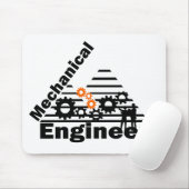 Werktuigbouwkunde Funny Engineer Muismat (Met muis)