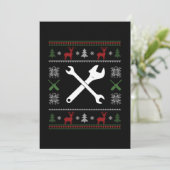 Werktuigbouwkundig ingenieur Automonteur Technicus Kaart (Staand voorkant)