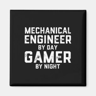 Werktuigbouwkundig Ingenieur Overdag Gamer 's Nach Magneet