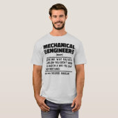 Werktuigbouwkundig ingenieur Zelfstandig naamwoord T-shirt (Voorkant volledig)