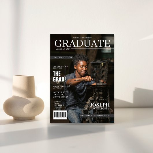 Werktuigbouwkundig tijdschrift foto afstuderen kaart