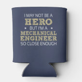 Werktuigbouwkundige Humor nieuwheid Blikjeskoeler (Achterkant)