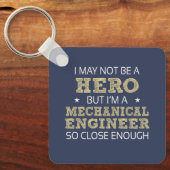 Werktuigbouwkundige Humor nieuwheid Sleutelhanger (Voorkant)