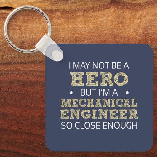 Werktuigbouwkundige Humor nieuwheid Sleutelhanger (Voorkant)