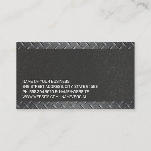 Werktuigbouwkundigen | Projectmanager Visitekaartje (Achterkant)