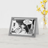 Werktuigbouwwerkplaats, vintage, oude auto en mont kaart (Gele Bloem)