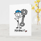 Werktuigkundige met het Cijfer van de Stok van de Kaart (Gele Bloem)