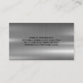 werktuigkundige | Metaal | Tools | Servicepictogra Visitekaartje (Achterkant)