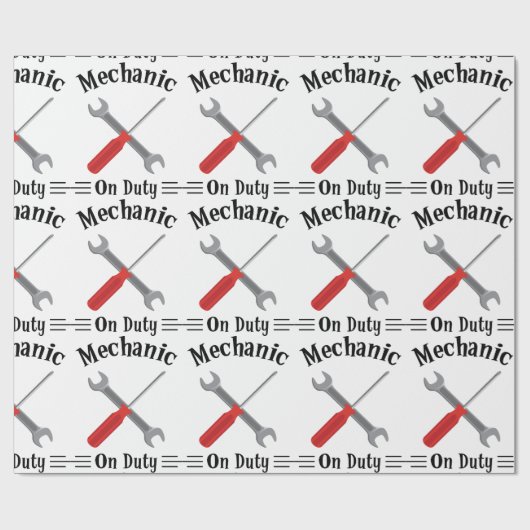 Werktuiglijk Cadeaupapier (Vlak)